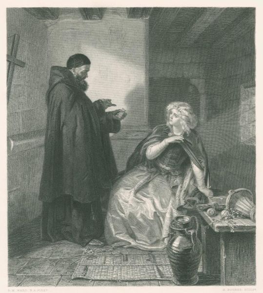 Juliet in the Cell of Friar Lawrence